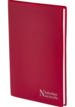 Kalendarz nauczyciela A5 2021/2022 tyg. PCV bordo