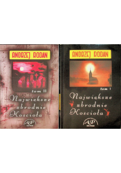 Największe zbrodnie Kościoła 2 tomy plus autograf autora