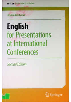 English for Presentations at International Conferences