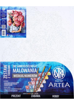 Malowanie po numerach Astra Artea W piwoniach