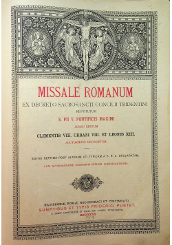Missale Romanum 1907 r