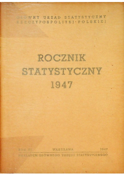Rocznik statystyczny 1947 r.
