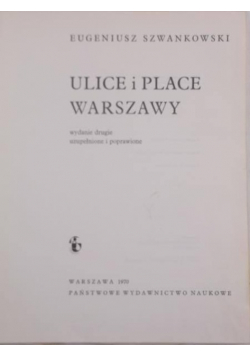 Ulice i place Warszawy