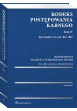 Kodeks postępowania karnego Tom 4
