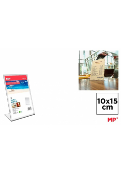 Stojak informacyjny na ulotki 10x15cm