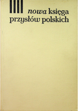 Nowa księga przysłów polskich