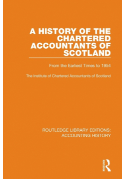 A History of the Chartered Accountants of Scotland
