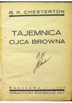 Tajemnica Ojca Browna 1928 r.