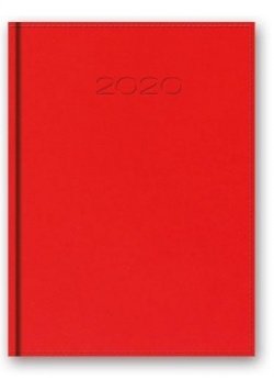 Kalendarz 2020 Tygodniowy B5 Vivella Czerwony