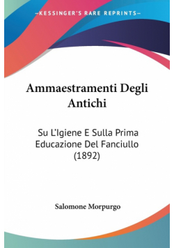 Ammaestramenti Degli Antichi