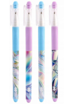 Długopis wymaz Holo Wave z gripem nieb (12szt)