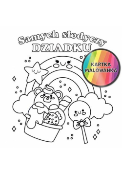 Karnet KW kolorowanka Słodycze Dziadek