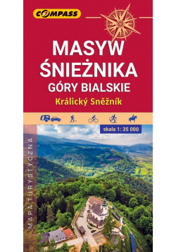 Masyw Śnieżnika, Góry Bialskie Mapa turystyczna  1:35 000