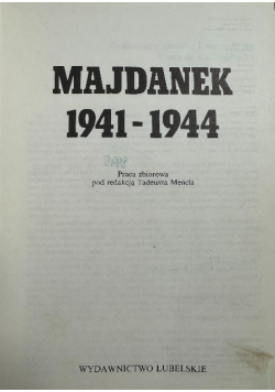 Majdanek 1941 - 1944