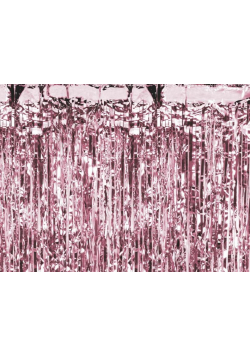 Kurtyna party różowe złoto 100x200cm