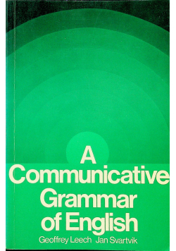 A Communicative grammar of english