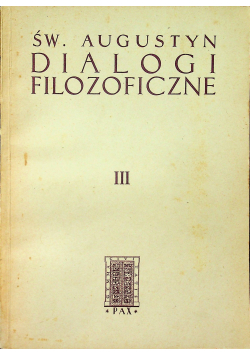 Dialogi filozoficzne Tom III