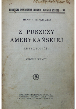 Z puszczy amerykańskiej 1928 r.
