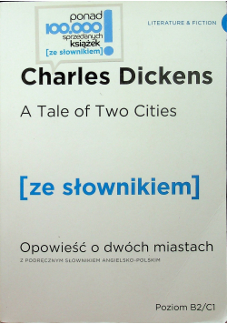 Opowieść o dwóch miastach wersja angielska z podręcznym słownikiem