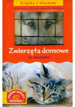 Książka z klockami Zwierzęta domowe do układania