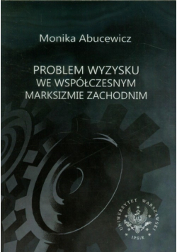 Problem wyzysku we współczesnym marksizmie zachodnim