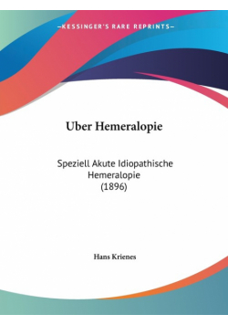 Uber Hemeralopie