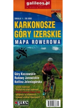 Mapa rowerowa - Karkonosze, Góry Izerskie 1:50 000
