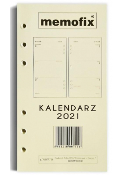 Kalendarz 2021 Wkład MEM/ST TDW ANTRA