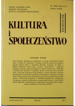 Kultura i społeczeństwo nr 1