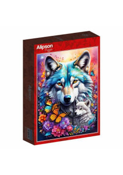 Puzzle 1000 Matczyna miłość- Wilki