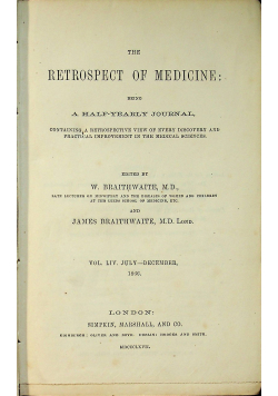 The retrospect of medicine 181867