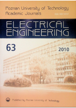 Electrical engineering Nr 63 / 10