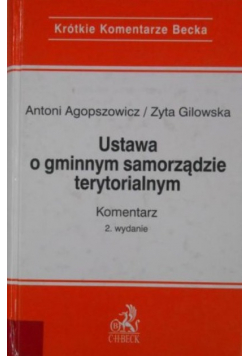 Ustawa o gminnym samorządzie terytorialnym