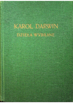 Darwin Dzieła wybrane Tom VII
