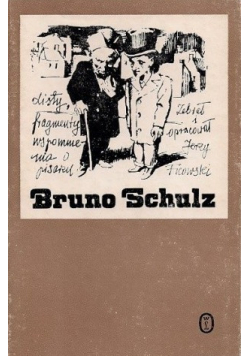 Bruno Schulz Listy fragmenty Wspomnienia o pisarzu