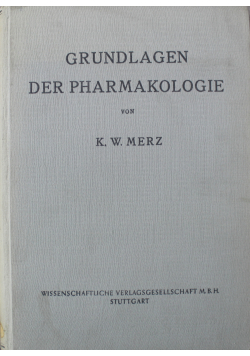 Grundlagen der Pharmakologie