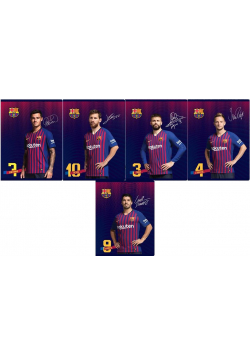 Zeszyt A5/16K kratka FC Barcelona 7 (20szt) ASTRA