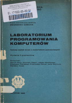 Laboratorim programowania komputerów