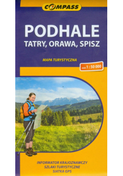 Podhale Tatry, Orawa, Spisz mapa turystyczna