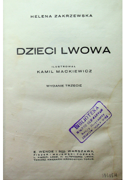 Dzieci Lwowa 1919 r