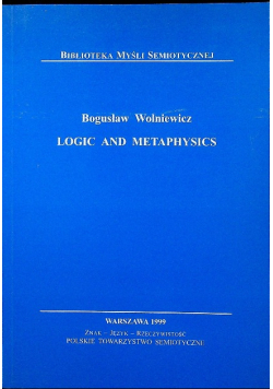 Logic and metaphysics