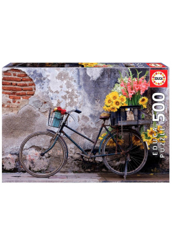 Puzzle 500 Rower z kwiatami G3