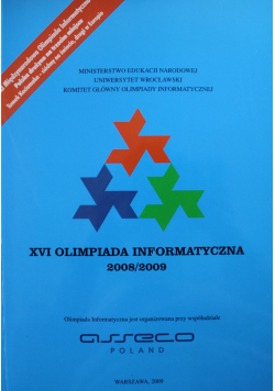 XVI Olimpiada informatyczna 2008 2009