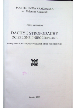 Dachy i stropodachy