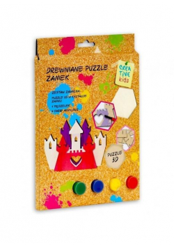 Puzzle drewniane 3D Zamek