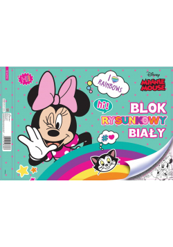 Blok rysunkowy A4/20K biały Minnie