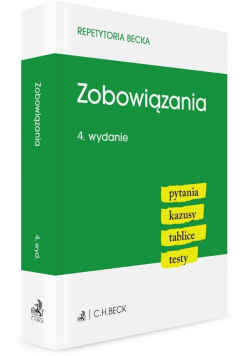 Zobowiązania. Pytania. Kazusy. Tablice. Testy w.4
