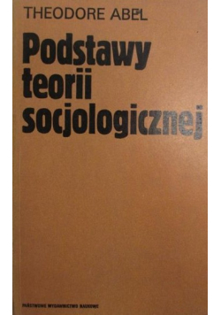 Podstawy teorii socjologicznej
