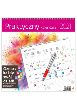 Kalendarz 2021 30x30 Praktyczny kalendarz HELMA