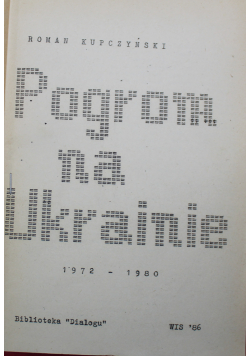 Pogrom na Ukrainie 1972 1980